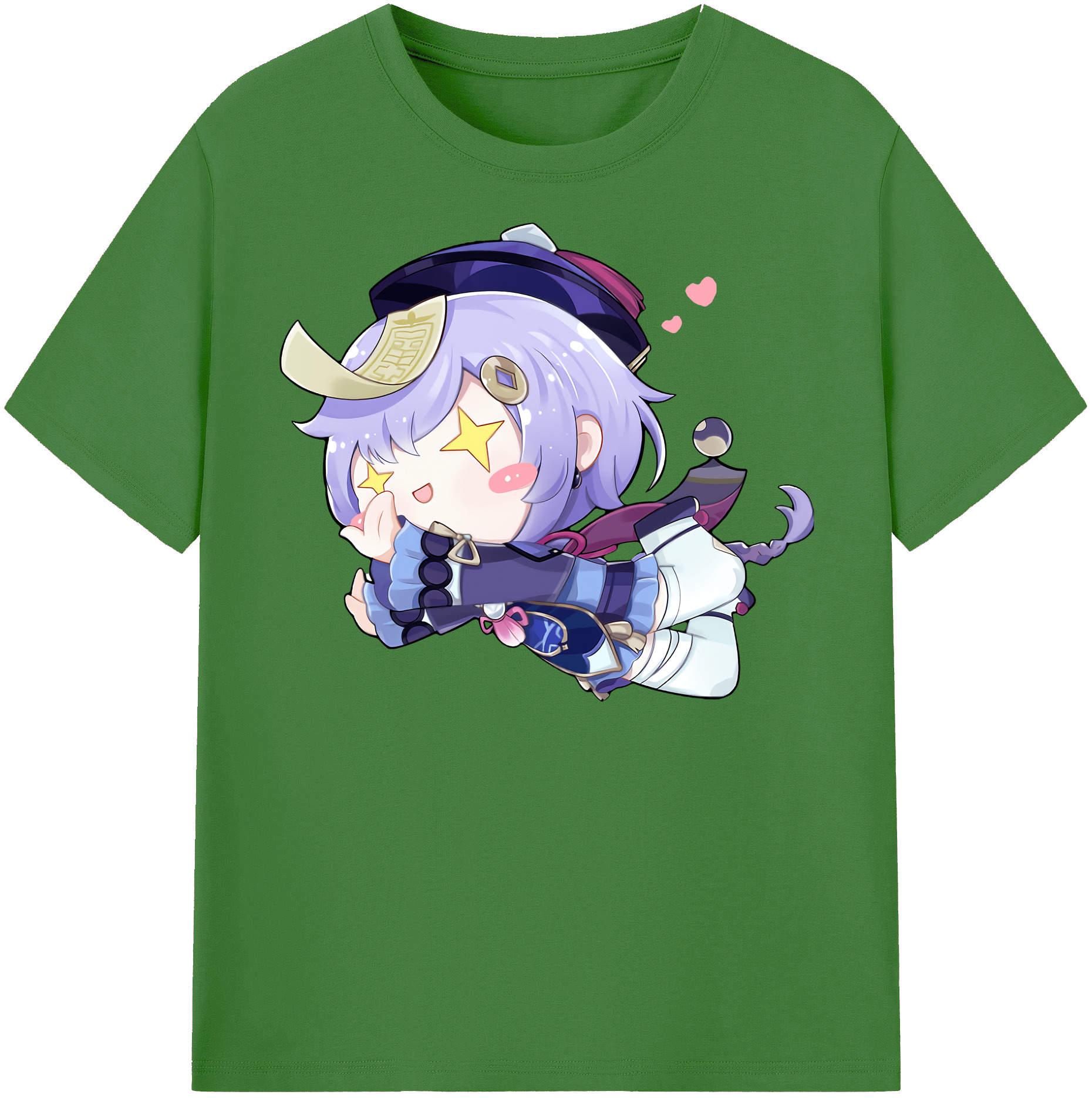 げんし神 七七 なな  genshin Nana レディースカジュアルプリントTシャツ（綿100％）